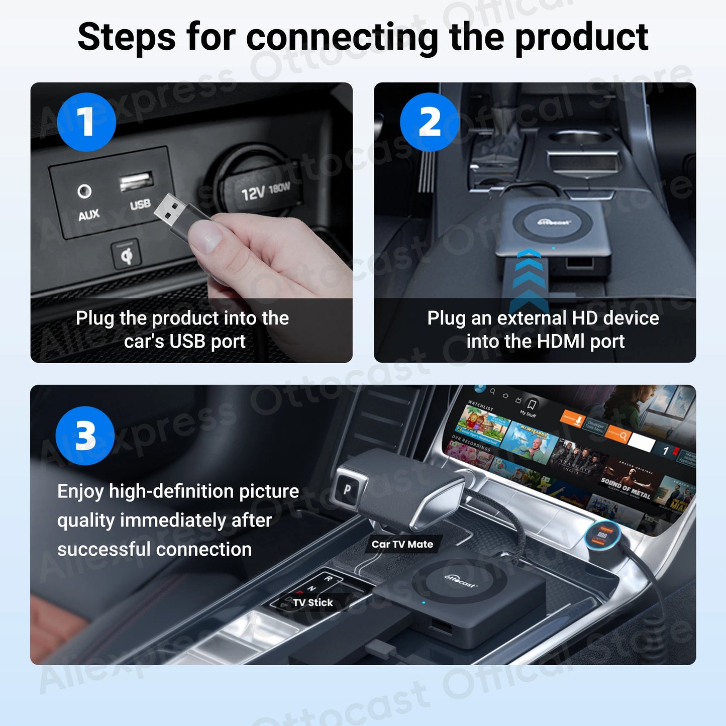 Car TV Mate Pro C4 Car Accessories Wireless