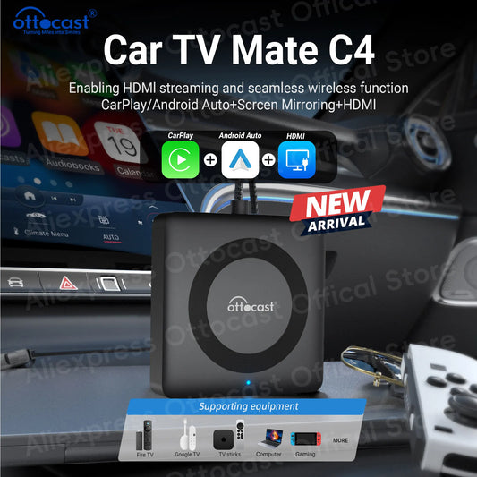 Car TV Mate Pro C4 Car Accessories Wireless