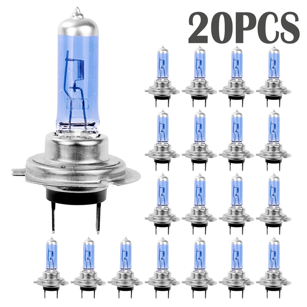 20PCS/Set H7 100W 12V Car Fog Light Halogen Bulbs