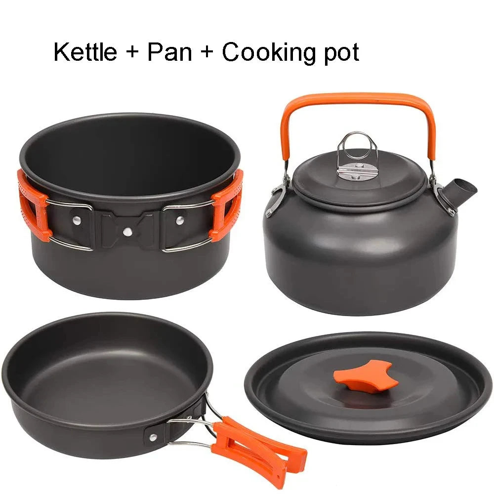 Outdoor Picnic Set  Non-stick pots assorted sets