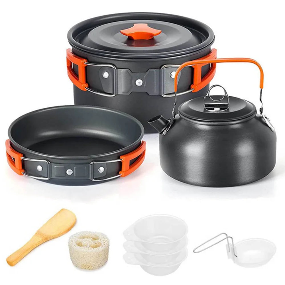 Outdoor Picnic Set  Non-stick pots assorted sets