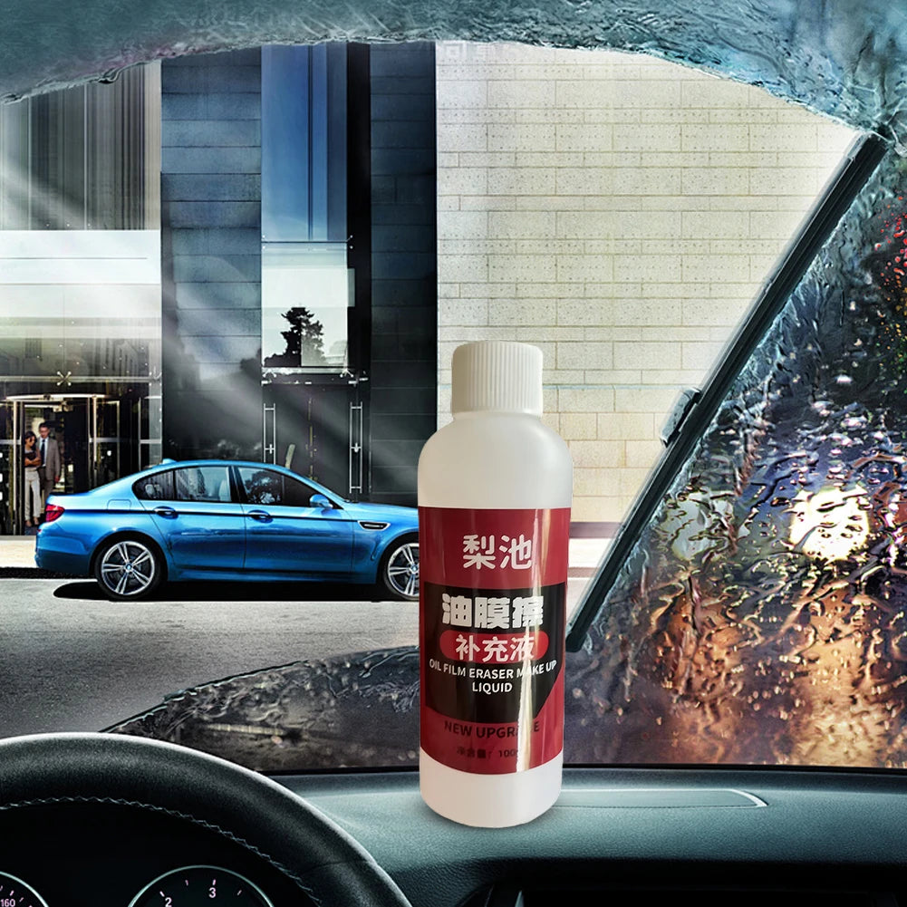 Car Windshield Cleaner Glass Film Removal Fluid Oil Film