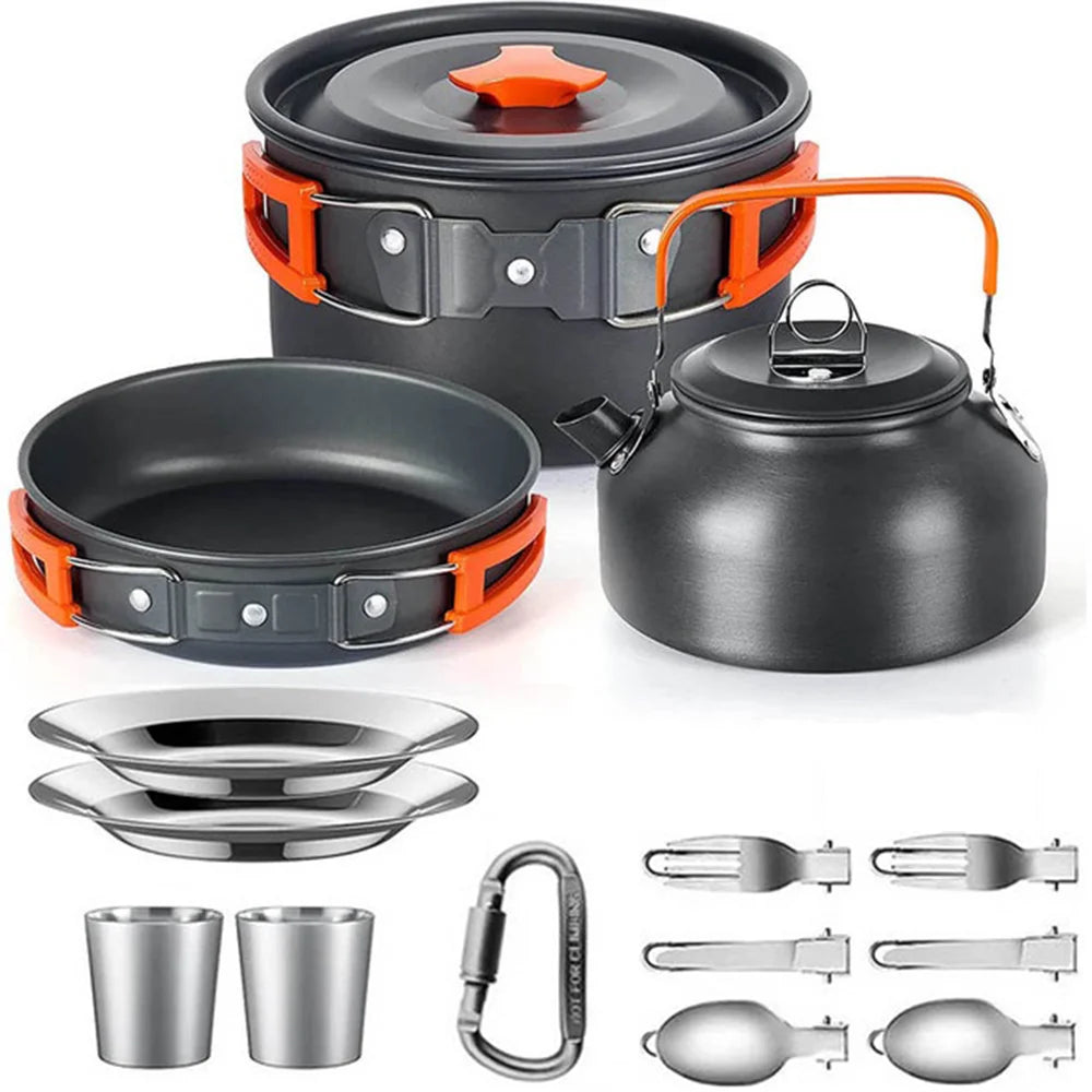 Outdoor Picnic Set  Non-stick pots assorted sets