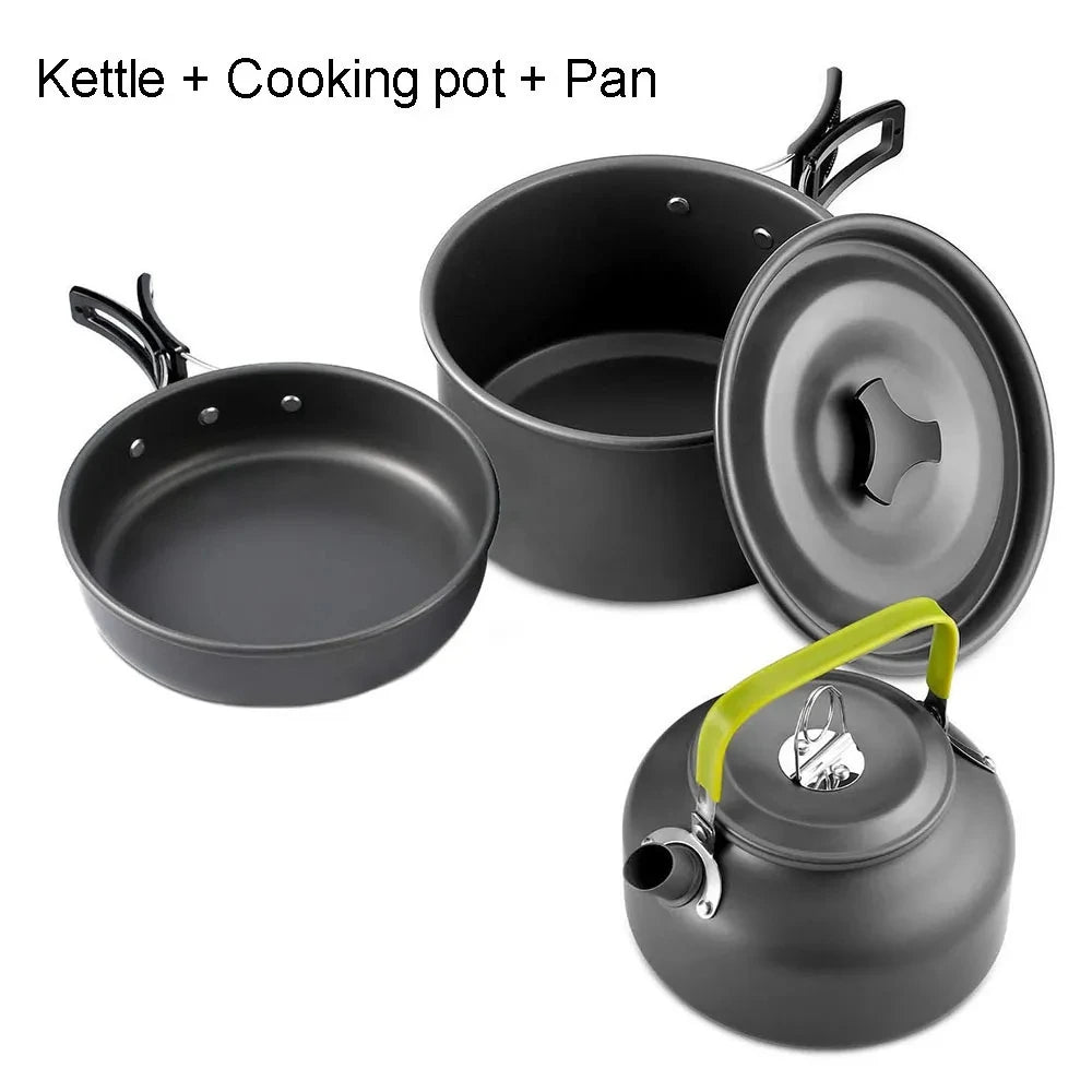 Outdoor Picnic Set  Non-stick pots assorted sets