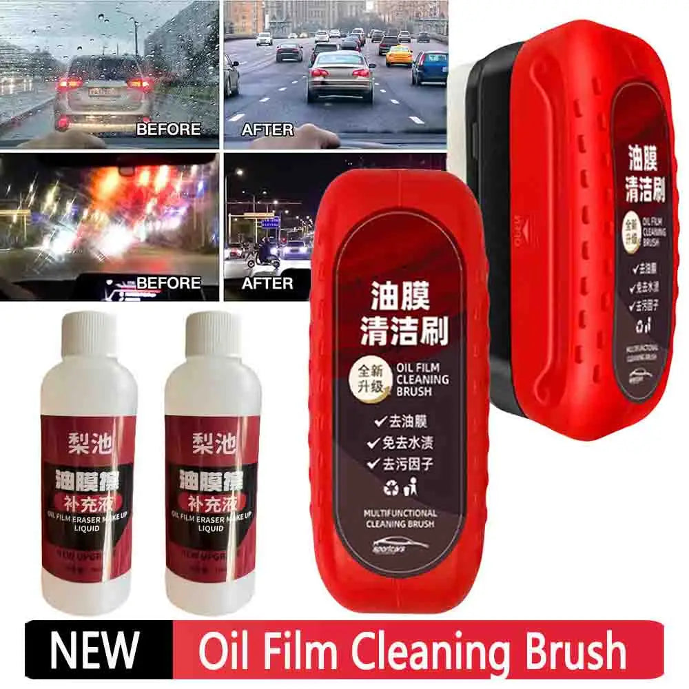 Car Windshield Cleaner Glass Film Removal Fluid Oil Film