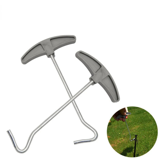 1pcs Camping Pegs Stakes Puller Awning Ground Hook