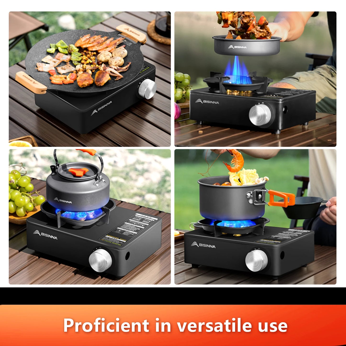 Outdoor Portable Cassette Burner for Picnic Hiking