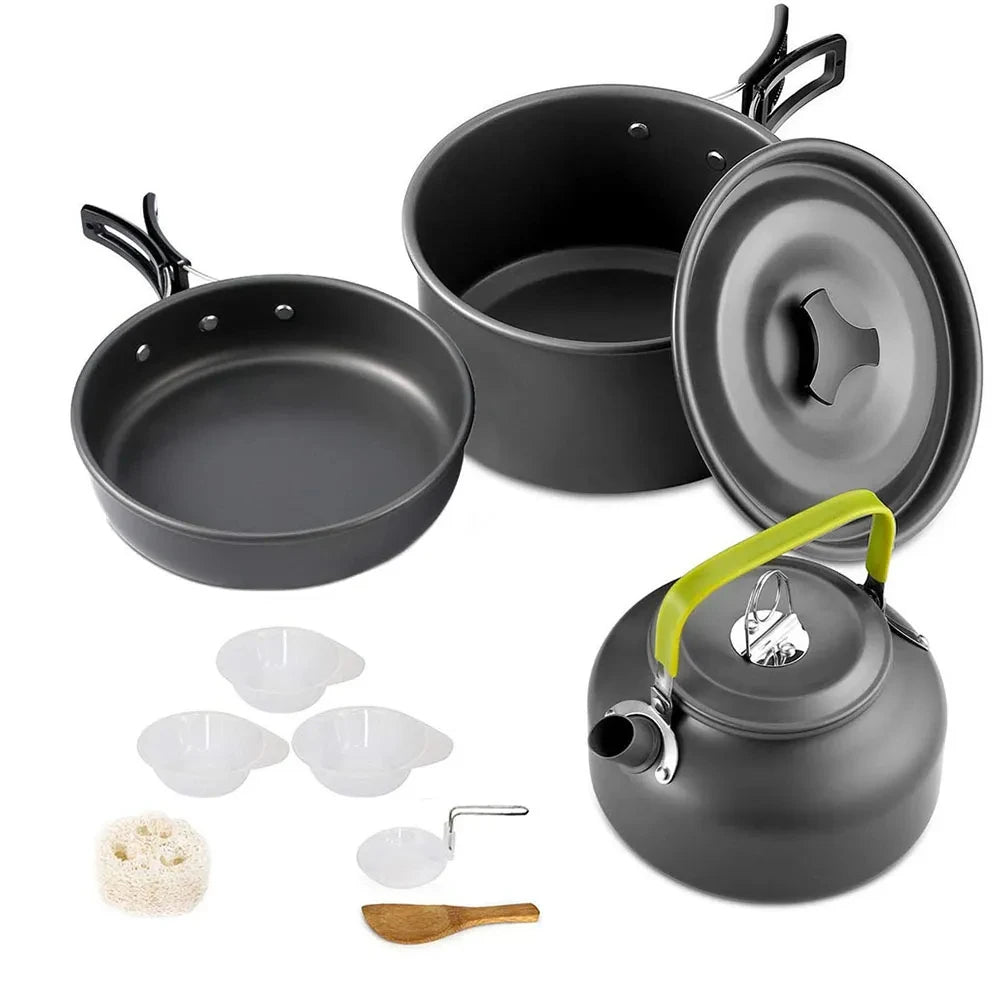 Outdoor Picnic Set  Non-stick pots assorted sets